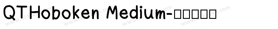 QTHoboken Medium字体转换